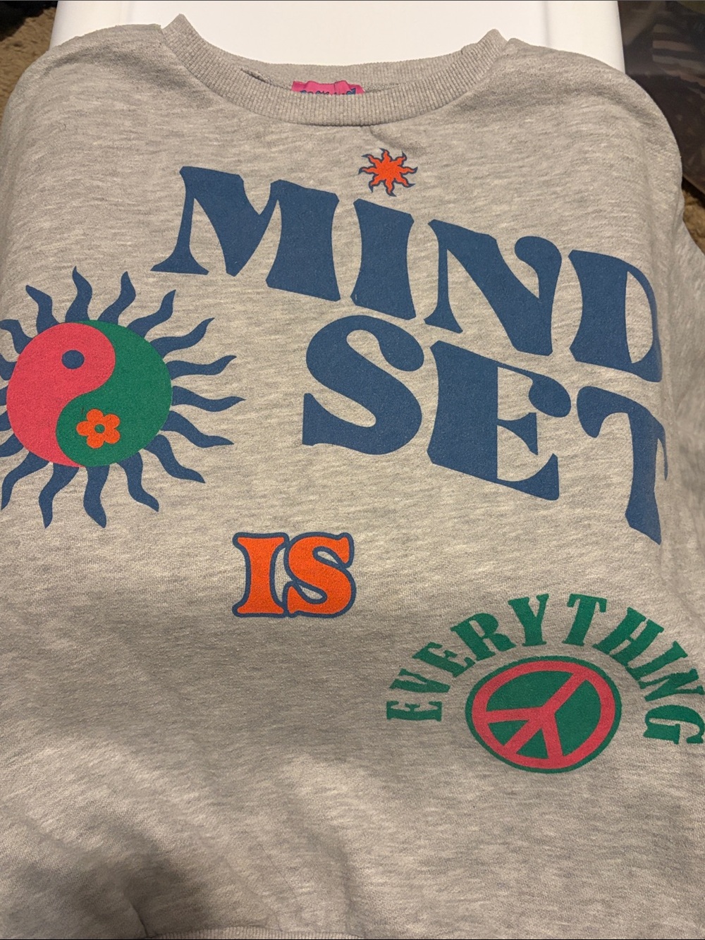 Edikted ‘Mindset Is Everything' Graphic Sweatshirt